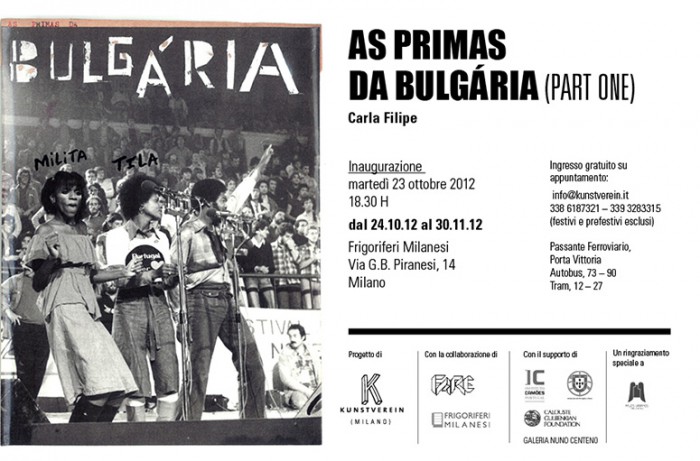 Kunstverein | As primas da Bulgaria